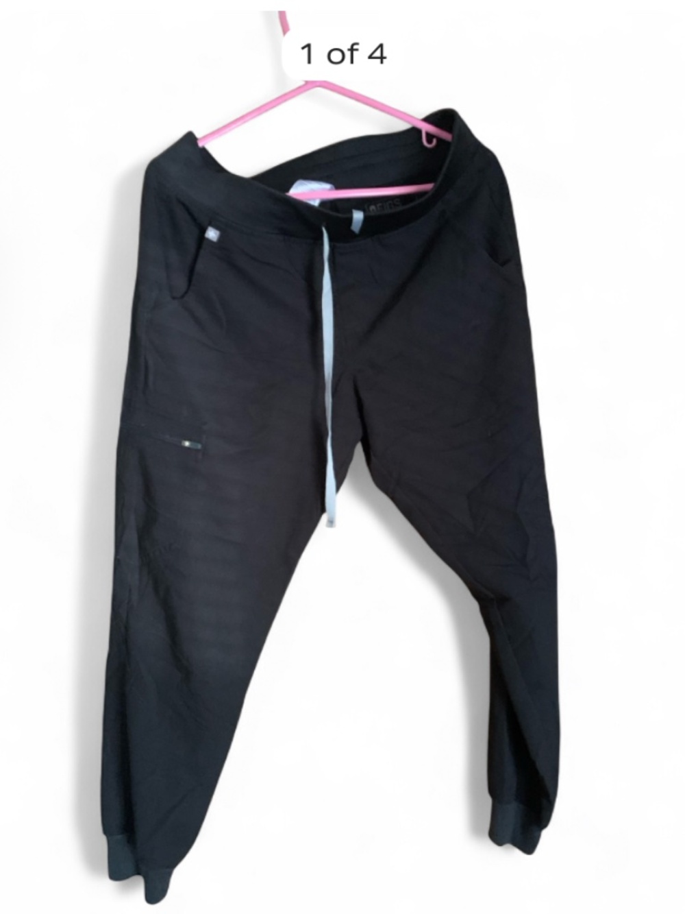 FIGS black nursing scrub jogger pants size M/P medium petite #medical #healthcar